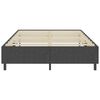 vidaXL Boxspring-Bettgestell Grau Stoff 180x200 cm
