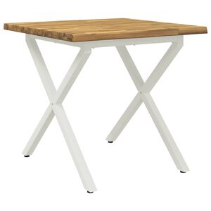 vidaXL Live Edge Esstisch 60 x 55 x 75 cm Massivholz Akazie
