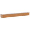vidaXL Hochbeet Hellbraun 390 x 50 x 36 cm Verzinkter Stahl