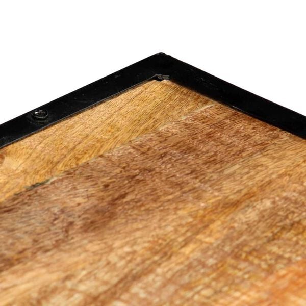 vidaXL Couchtisch 90x50x40 cm Altholz Massiv