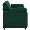vidaXL Zweisitzer-Sofa Dunkelgr&uuml;n 180x77x82 cm Samt