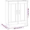 vidaXL Sideboard Sonoma-Eiche 69,5x34x90 cm Holzwerkstoff
