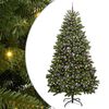 vidaXL K&uuml;nstlicher Weihnachtsbaum 240 cm 300 LEDs Warmes Wei&szlig; Gr&uuml;n