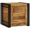 vidaXL Aufbewahrungsbox mit Speicher 50 x 50 x 50 cm Massivholz Akazie
