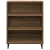 vidaXL Sideboard Braun Eichen-Optik 69,5x32,5x90 cm Holzwerkstoff