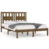 vidaXL Massivholzbett Honigbraun Kiefer 120x190 cm