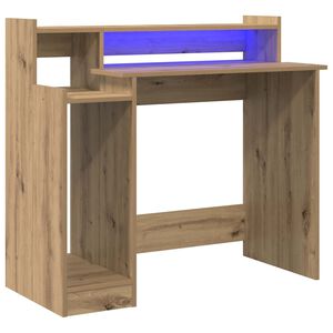 vidaXL Schreibtisch Artisan-Eiche 97 x 45 x 90 cm Holzwerkstoff