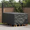 vidaXL Gartenmöbelabdeckung Schwarz 143 x 225 x 90 cm 600D