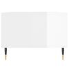 vidaXL Couchtisch Hochglanz-Wei&szlig; 90x50x36,5 cm Holzwerkstoff