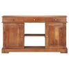 vidaXL Sideboard 135x35x75 cm Akazienholz Massiv