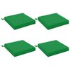 vidaXL Sitzkissen SOEST 4 stk. 100 % Polyester Gr&uuml;n 45 x 45 x 7 cm