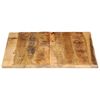 vidaXL Tischplatte 100x80x2,5 cm Baumkante Massivholz Raues Mangoholz
