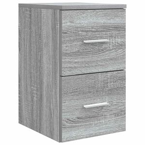 vidaXL Badezimmerschrank Inzwischen Grau Sonoma 30 x 35 x 50 cm