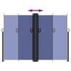 vidaXL Seitenmarkise Ausziehbar Blau 180x600 cm