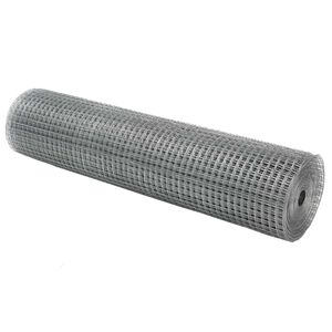 vidaXL Doppelstabmattenzaun 1000 x 40 cm Silber