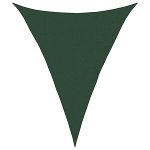 vidaXL Sonnensegel 160 g/m&sup2; Dunkelgr&uuml;n 5x7x7 m HDPE