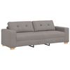 vidaXL Sofa Taupe Gesamtabmessungen: 221 x 80 x 80 cm (B x T x H)