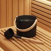 vidaXL Sauna Zubeh&ouml;r Set 2 pcs Schwarz