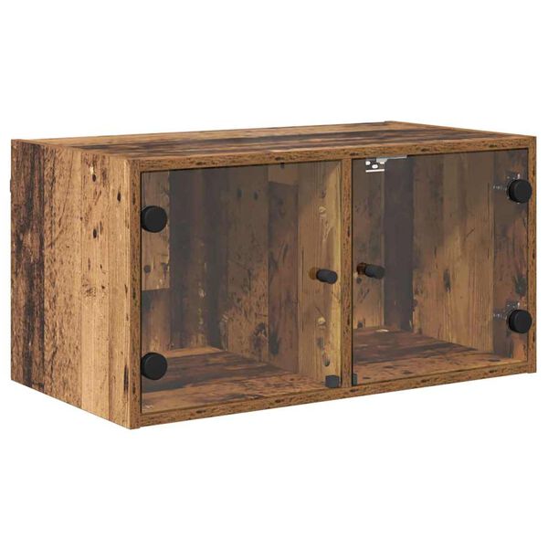 vidaXL Wandschr&auml;nke 2 pcs Altholz 68 x 37 x 35 cm Holzwerkstoff