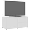 vidaXL TV-Schrank Wei&szlig; 80x34x36 cm Holzwerkstoff