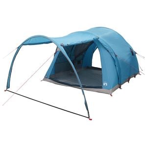vidaXL Tunnelzelt 370 x 275 x 210 cm Blau Polyester und Stahl
