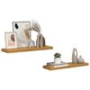vidaXL Wandregal 2 pcs Beige 90 x 23,5 x 4 cm Holzwerkstoff