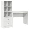 vidaXL Schreibtisch Wei&szlig; 145,5 x 40 x 127 cm 2 stk.