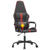 vidaXL Gaming-Stuhl mit Massagefunktion Rot und Schwarz Kunstleder