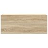 vidaXL Bad-Wandschrank Sonoma-Eiche 100x25x40 cm Holzwerkstoff