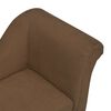 vidaXL Hundesofa mit Kissen Braun 83x44x44 cm Pl&uuml;sch