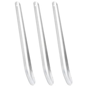 vidaXL Schwei&szlig;messer f&uuml;r Pferde 3 Stk. Silbern Aluminium