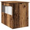 vidaXL Hundek&auml;fig im M&ouml;belstil Altholz-Optik 55x80x68 cm Holzwerkstoff