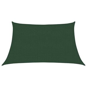 vidaXL Sonnensegel 160 g/m&sup2; Dunkelgr&uuml;n 3/4x2 m HDPE