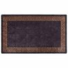 vidaXL Teppich Waschbar Schwarz und Golden 190x300 cm