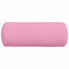 vidaXL Bolsterkissen 2 Stück Rosa Ø 15 x 40 cm Stoff