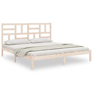 vidaXL Massivholzbett ohne Matratze 180x200 cm