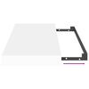 vidaXL Schwebende Wandregale 4 Stk. Wei&szlig; 50x23x3,8cm MDF