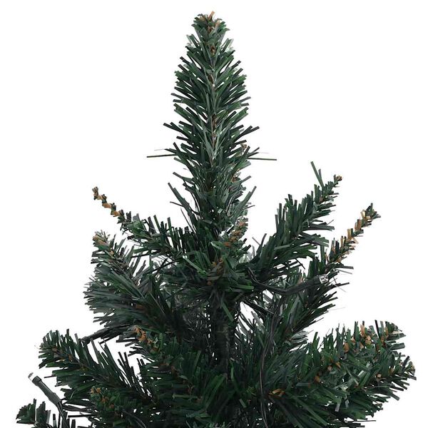 vidaXL K&uuml;nstlicher Weihnachtsbaum mit Beleuchtung & St&auml;nder Gr&uuml;n 60 cm