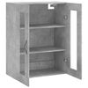 vidaXL Wandschrank Betongrau 69,5x34x90 cm Holzwerkstoff