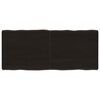 vidaXL Tischplatte 140x60x(2-6) cm Massivholz Behandelt Baumkante