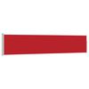 vidaXL Ausziehbare Seitenmarkise 100&times;514 cm Rot