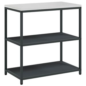 vidaXL K&uuml;chenregal HATTEM Anthrazit 90 x 50 x 92 cm Stahl