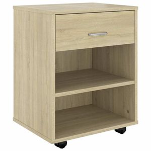 vidaXL Rollschrank Sonoma-Eiche 46x36x59 cm Holzwerkstoff