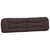 vidaXL Bett mit Matratze "Hvar" Dunkelbraun 200x200 cm Stoff