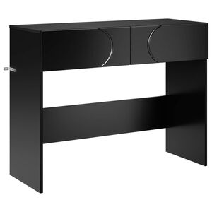 vidaXL Konsolentisch Schwarz 96,5 x 38 x 75 cm Holzwerkstoff