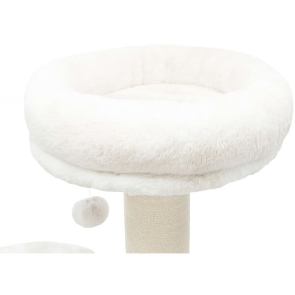 TRIXIE Kratzbaum Nelli Wei&szlig; und Taupe