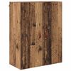 vidaXL Highboard Wandmontiert Altholz 69,5 x 34 x 180 cm Holzwerkstoff