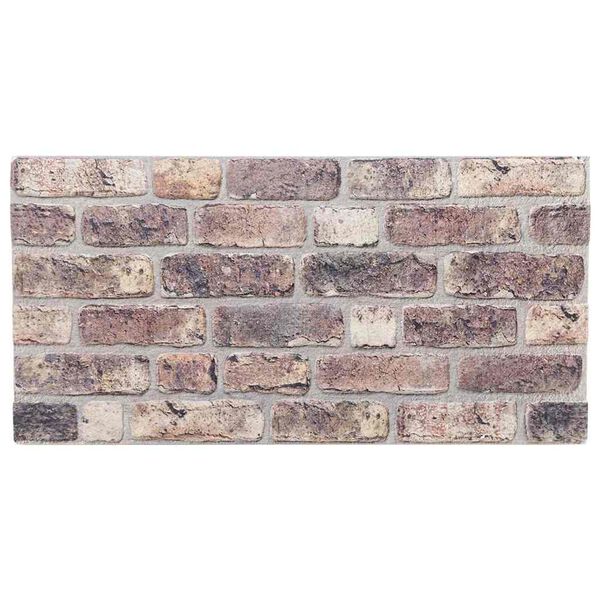 vidaXL 3D-Wandpaneele 10 Stk. Dunkelbraun 100x50 cm EPS