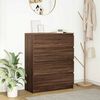 vidaXL Sideboard Braun Eichen-Optik 80x35x99 cm Holzwerkstoff
