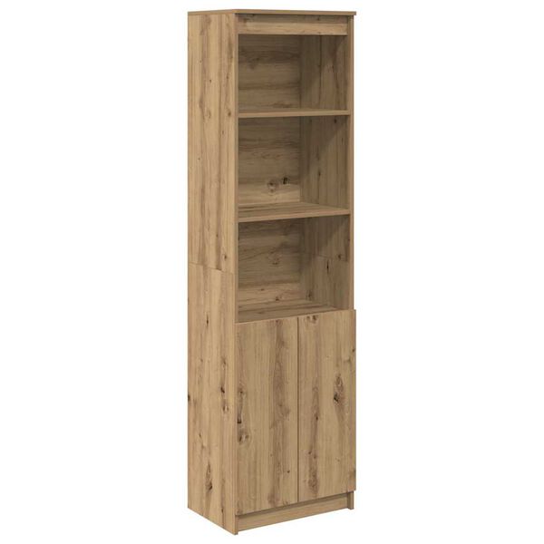 vidaXL Highboard Artisan-Eiche 50x35x180 cm Holzwerkstoff